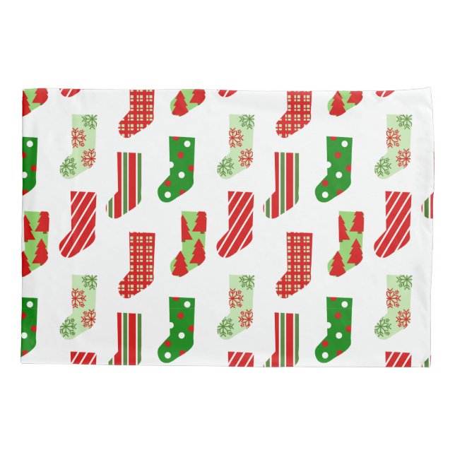 Christmas Stockings Pillowcase (Back)