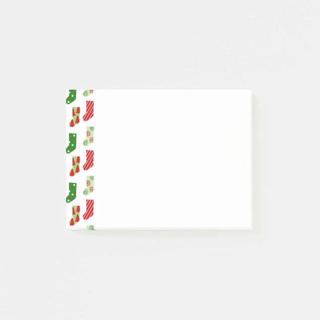 Christmas Stockings Post-it Notes (Front)