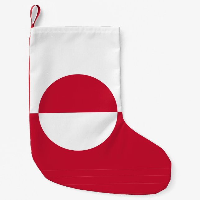 Christmas Stockings with Flag of Greenland (Front)