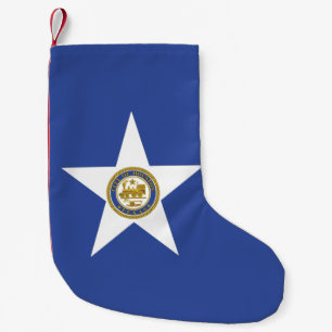 Christmas Stockings with Flag of Houston