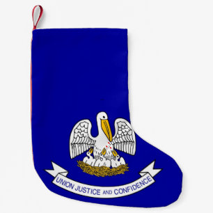 Christmas Stockings with Flag of Louisiana, USA