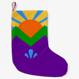 Christmas Stockings with Flag of Manitou Springs