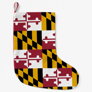 Christmas Stockings with Flag of Maryland, USA
