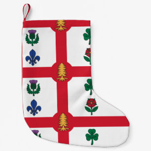 Christmas Stockings with Flag of Montreal