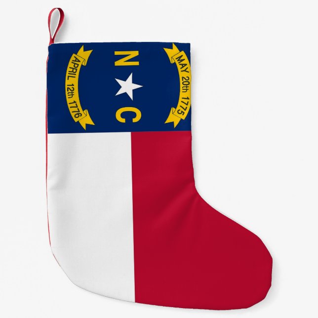 Christmas Stockings with Flag of North Carolina (Front)
