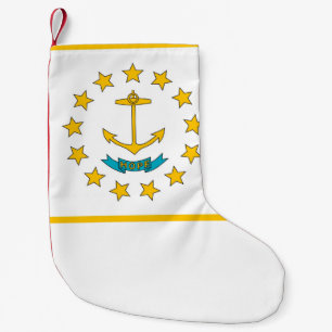 Christmas Stockings with Flag of Rhode Island