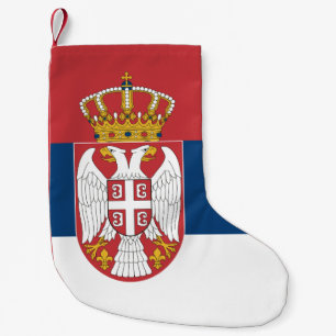 Christmas Stockings with Flag of Serbia