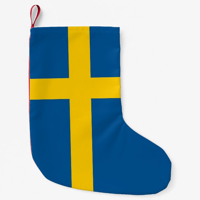 Christmas Stockings with Flag of Sweden (Front)