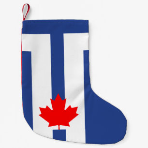 Christmas Stockings with Flag of Toronto, Canada