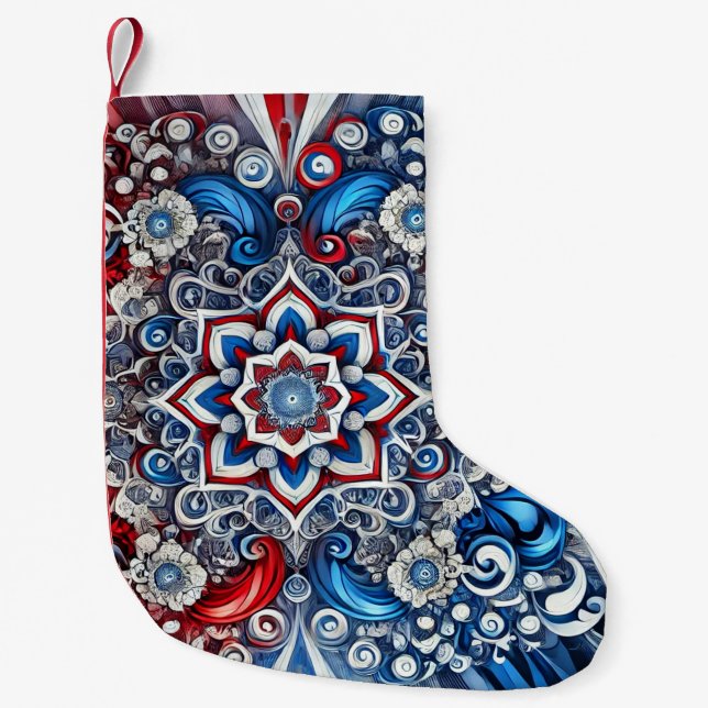 Christmas Stockings with French Colours (Front)