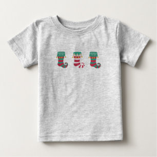 Christmas Stockings Wraparound Baby T-Shirt