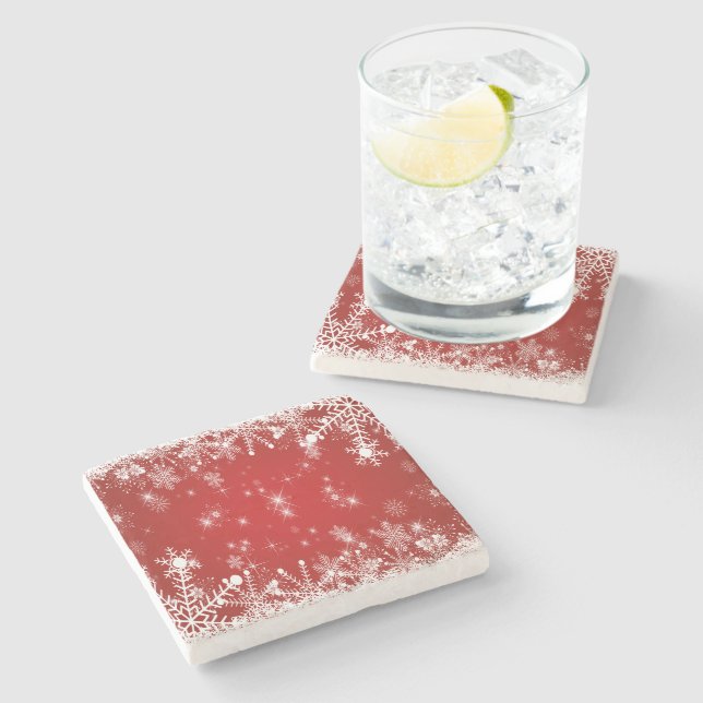 Christmas Stone Coaster (Side)