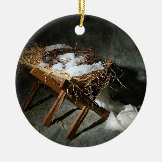 Christmas Story Metaphor Metal Tree Decoration (Front)