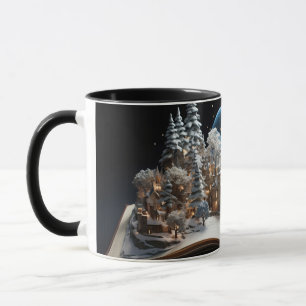Christmas Storybook Snow-Globe Village Mug