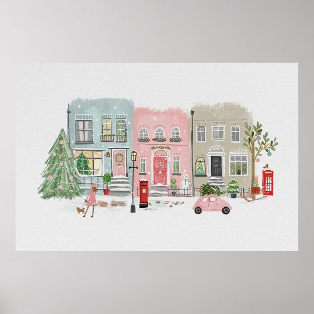 Christmas Street Poster (Front)