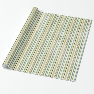 Christmas Stripe Stripes Striped Wrapping Paper