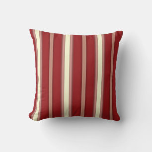 Christmas Stripes-10-Sq Throw Pillow