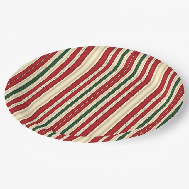 Christmas Stripes-17-Paper Plates (Angled)