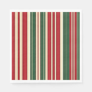 Christmas Stripes-1-Paper Napkins