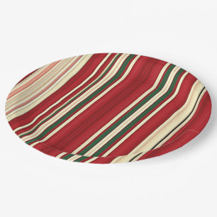 Christmas Stripes-22-Paper Plates