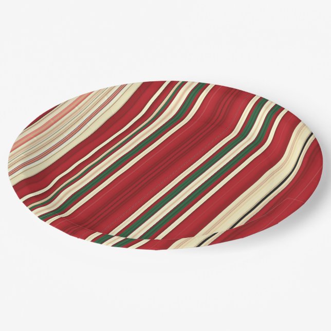 Christmas Stripes-22-Paper Plates (Angled)