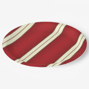 Christmas Stripes-2-Paper Plates