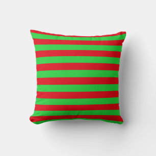 Christmas Stripes Cushion