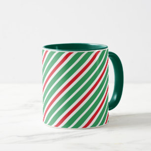 Christmas Stripes Mug