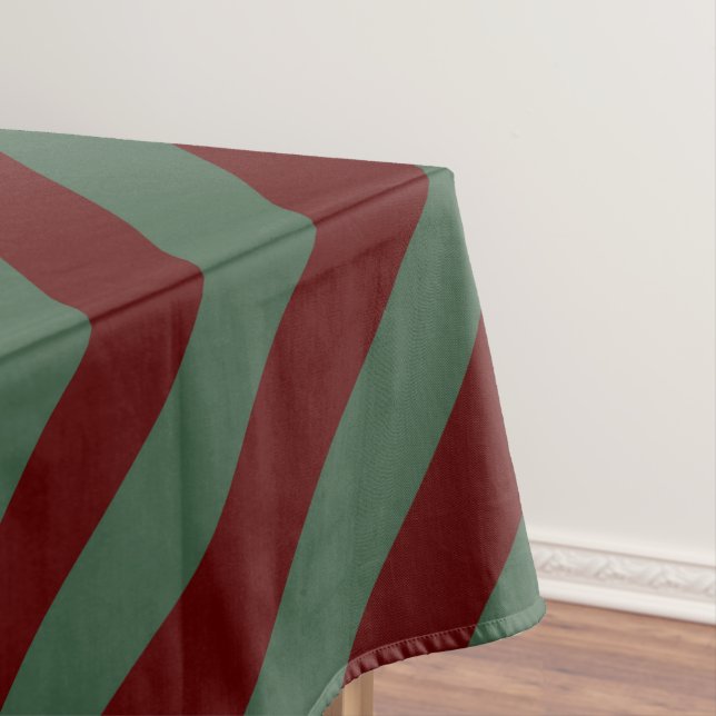 Christmas Stripes Tablecloth (In Situ)