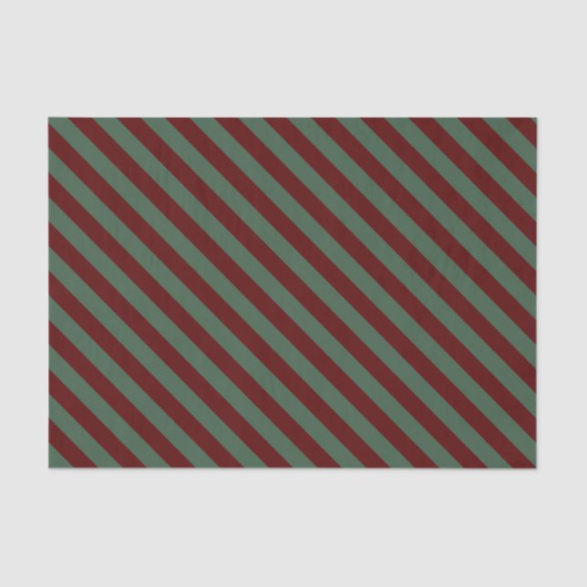 Christmas Stripes Tissue Paper (Front)