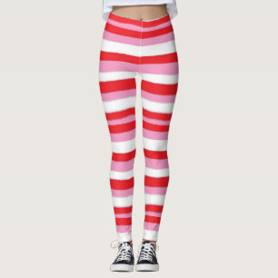Christmas Stripes Women's Leggings