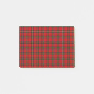 Christmas Stuart Tartan Post-it Notes
