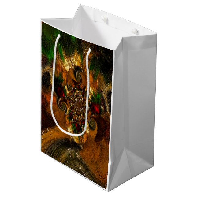 "Christmas Sun Catcher" Gift Bag (Front Angled)