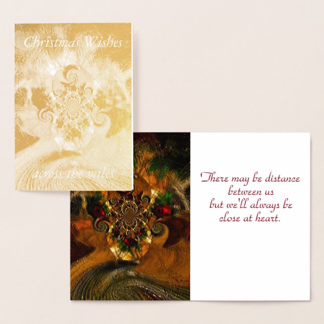"Christmas Sun Catcher" Standard Foil Card (Display)