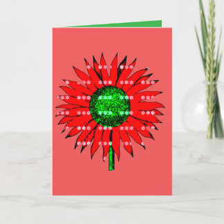Christmas Sunflower Card