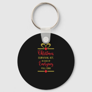 christmas survival kit key ring