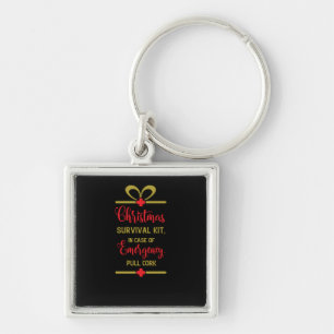 christmas survival kit key ring