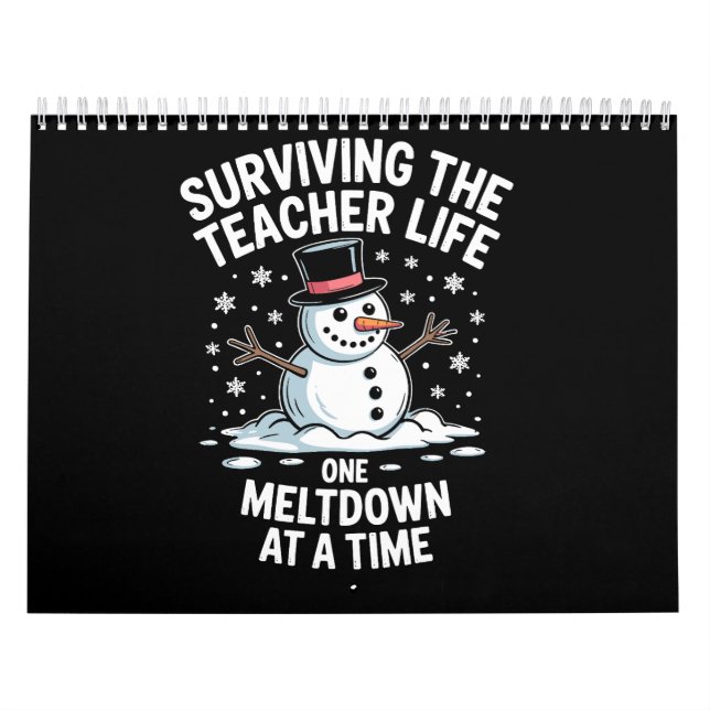 Christmas Surviving Teacher Life Meltdown Xmas Calendar (Cover)