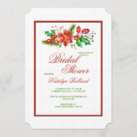 Christmas Swag Invitation