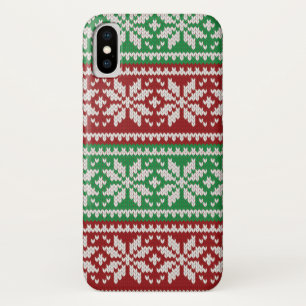 Christmas Sweater Snowflake iPhone Case