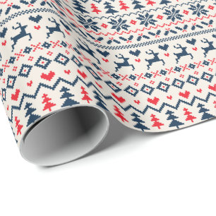 Christmas sweater weather wrapping paper