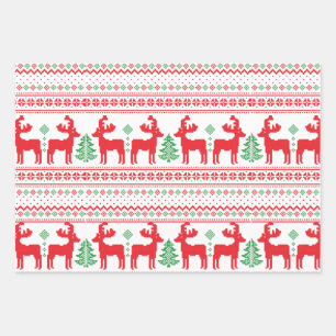 Christmas Sweater  Wrapping Paper Sheet