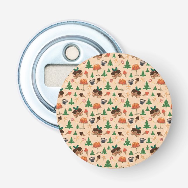 Christmas sweets bottle opener (Front)
