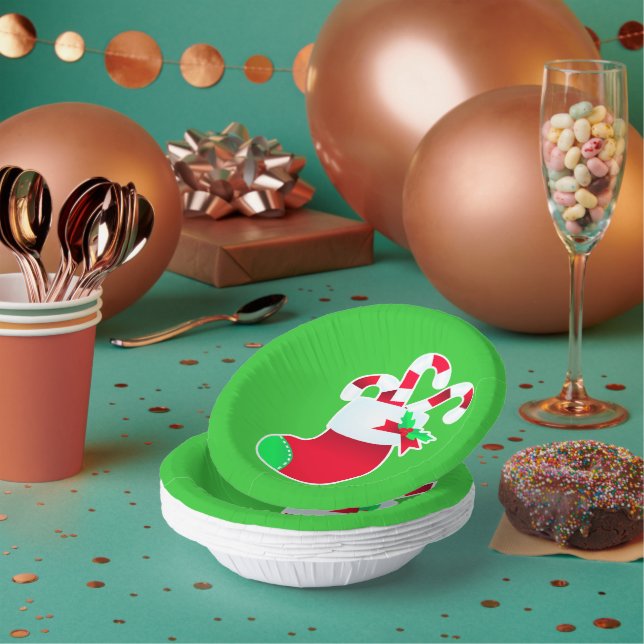 Christmas sweets / candy  paper plate (Multi)