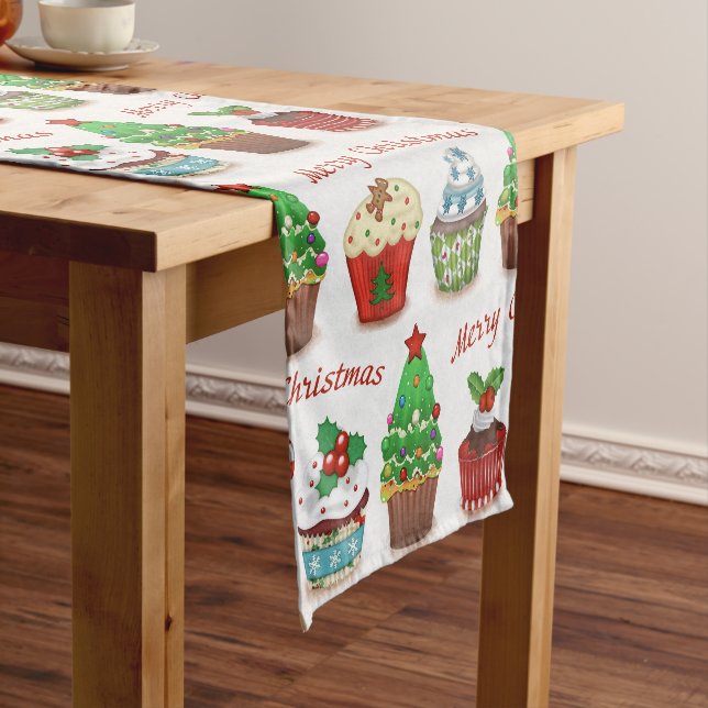 Christmas sweets short table runner (In Situ)