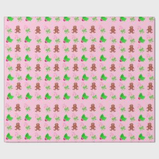Christmas sweets wrapping paper
