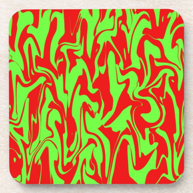 Christmas Swirl Coaster (Front)