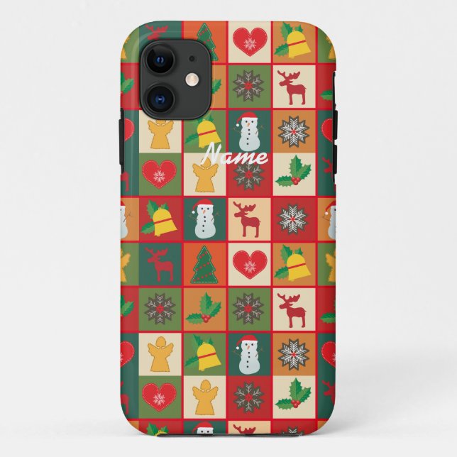 Christmas Symbols Medley Art Thunder_Cove  Case-Mate iPhone Case (Back)