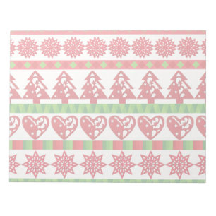 Christmas symbols notepad