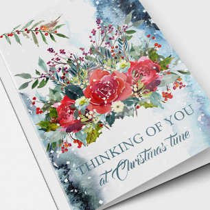 Christmas Sympathy Card - Thinking of You